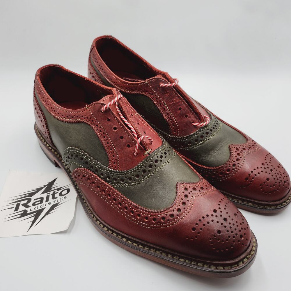 Mens Size 9.5 Allen Edmonds Oxfords Shoes Jingle Bell Mok 4625 new $395